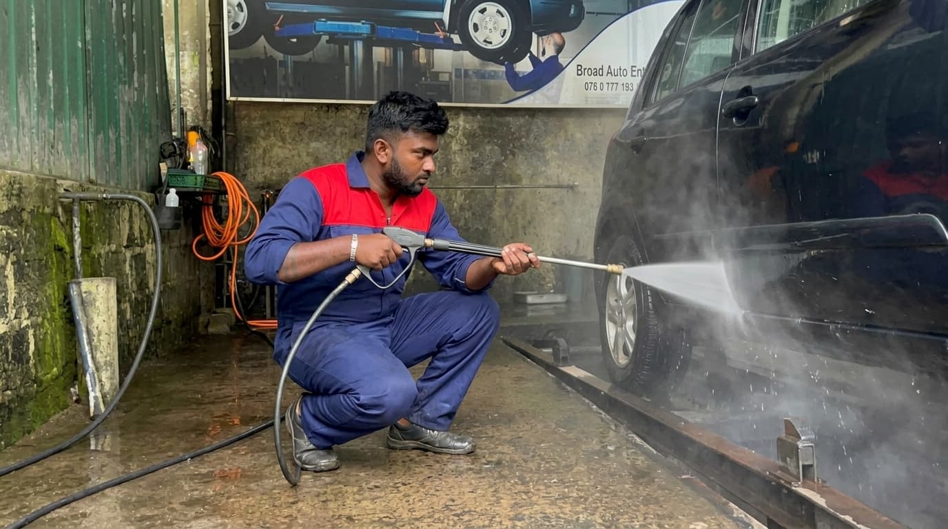 High-Pressure Under-carriage Washing