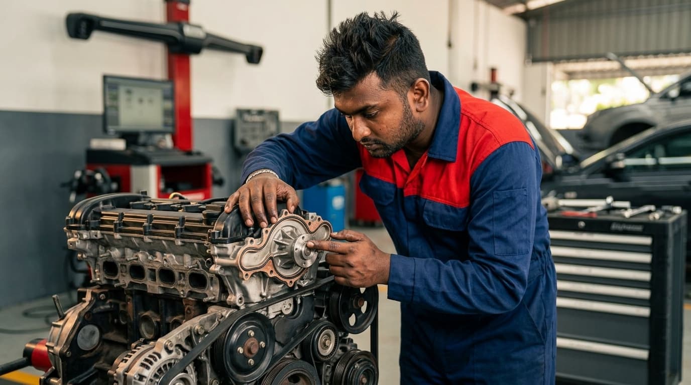 Water Pump & Thermostat Replacement